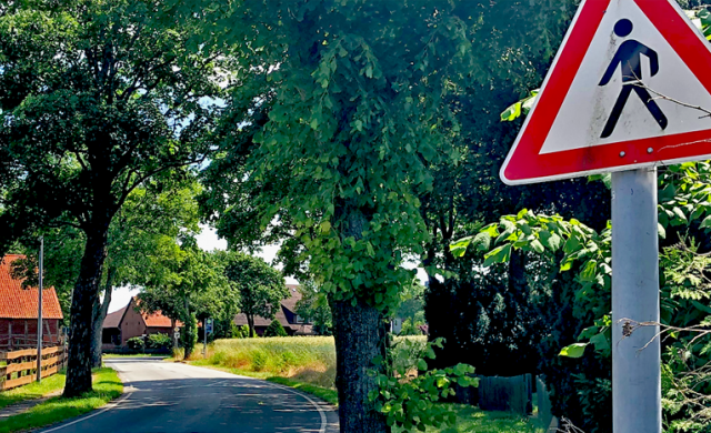 Gefährliche Kurve in Heitlingen