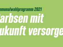 Titelbild Wahlprogramm Grüne Garbsen 2021